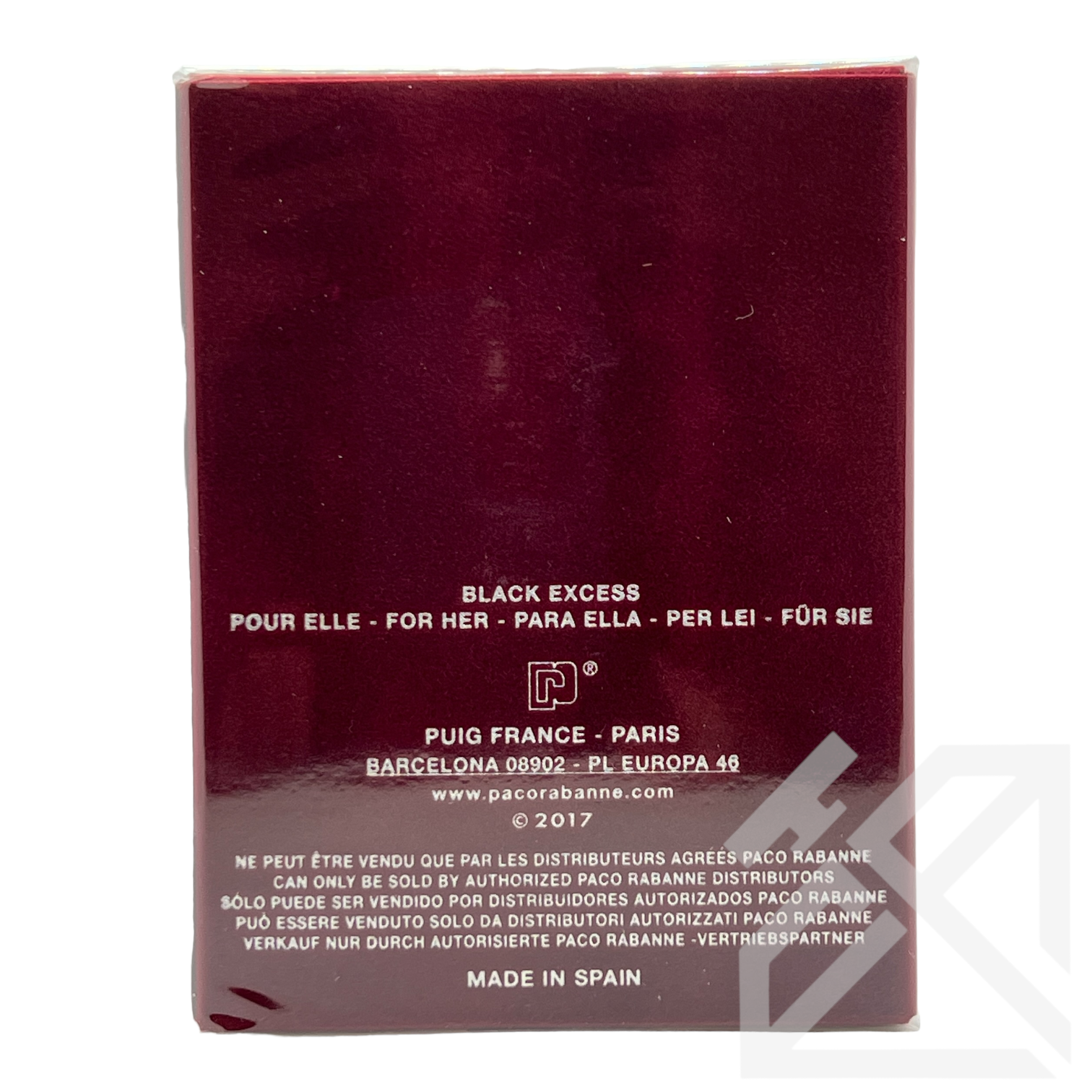 Paco Rabanne Black 30ml spray Eau Addict Parfum de XS – Fragrance